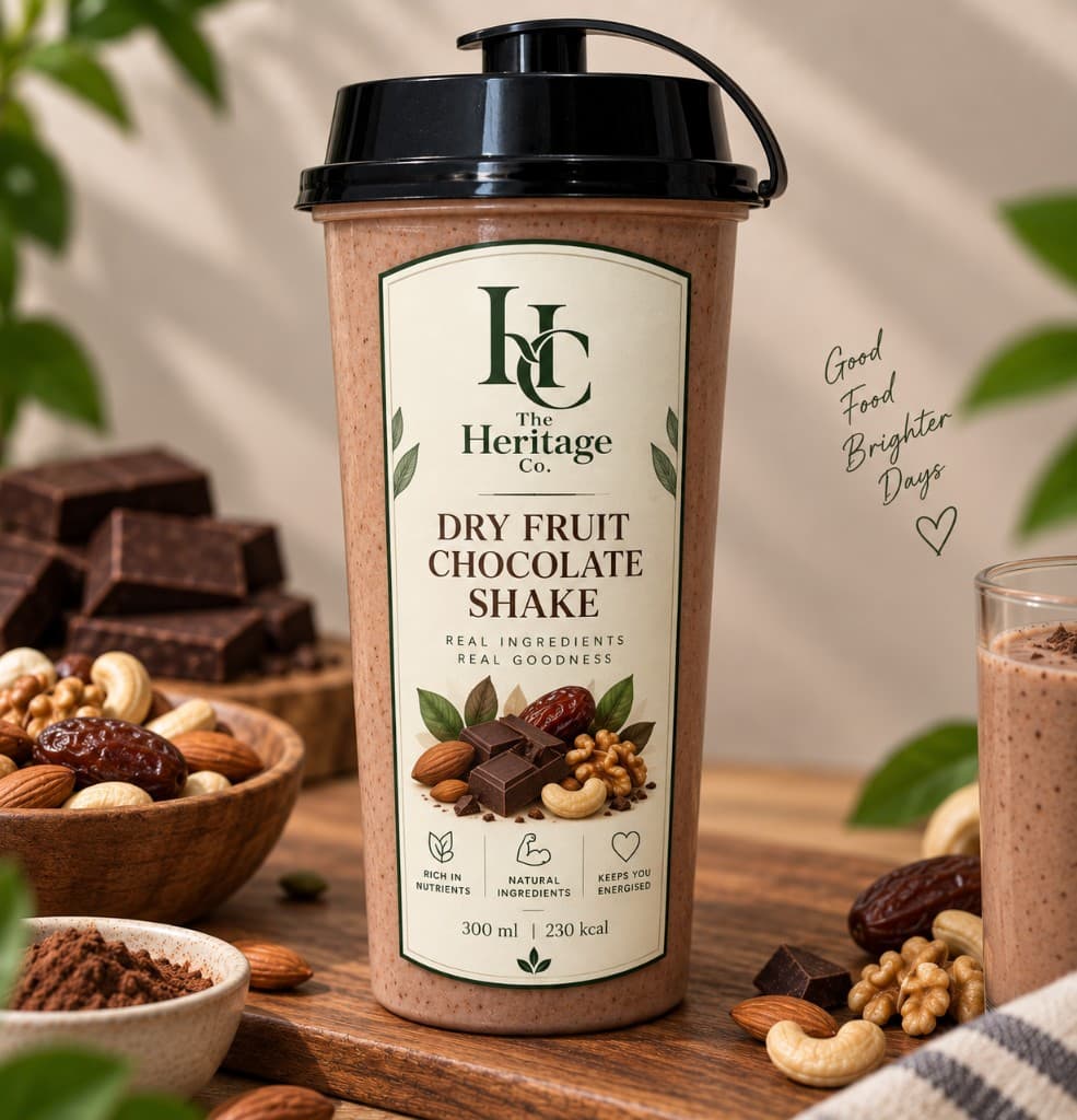 Dry Fruit Chocolate Shake